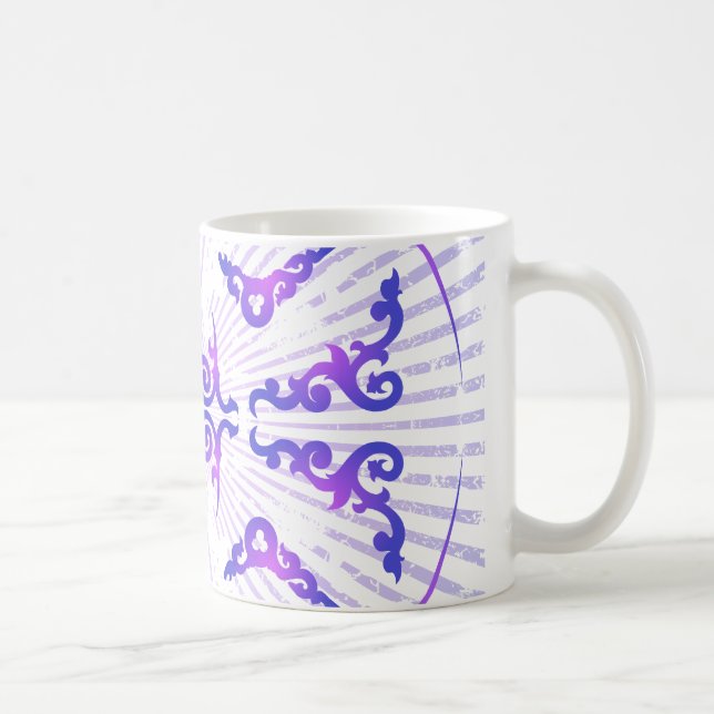 Decorative Pattern: Vector Drawing: Coffee Mug (Right)
