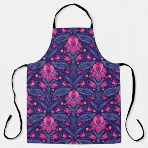 Decorative pattern with hearts apron