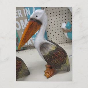 Decorative Pelican Postcard