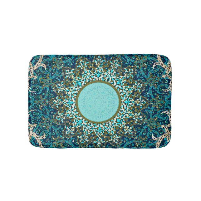 Decorative Persian Bath Mat (Front)