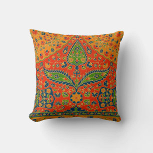 Decorative Persian Floral Print Cushion