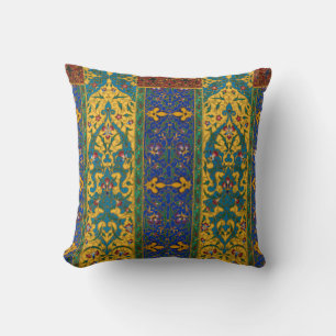 Decorative Persian Intricate Floral Pattern Cushion