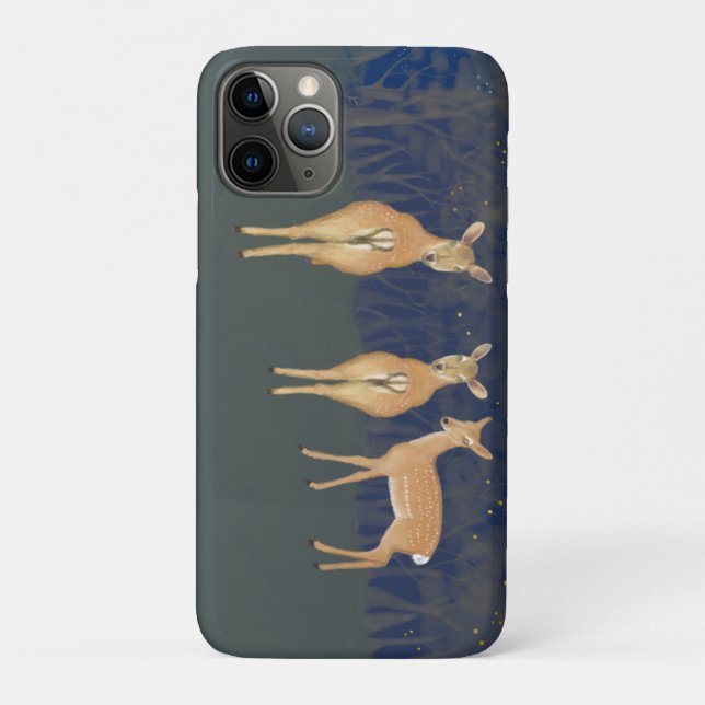 Decorative phone case showing deer (Back)