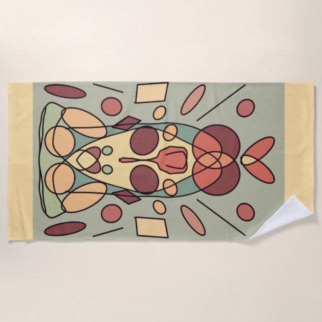 decorative pillow beach towel (Front)