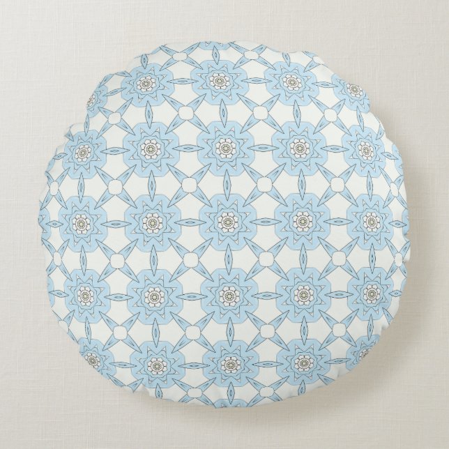decorative pillow featuring a geometric pattern (Front)