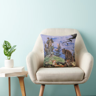 Decorative pillow "Mysterious evening"