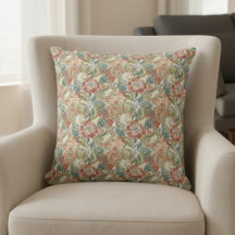 Decorative Pillow - Ornate Floral & Paisley