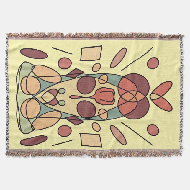 decorative pillow throw blanket (Front)