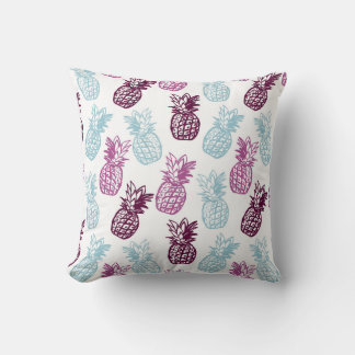 Decorative pillow with a modern minimalist design.