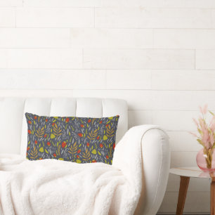 Decorative pillows with a modern pattern.