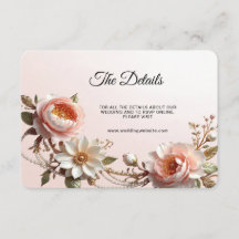 Decorative Pink and White Flowers Detail