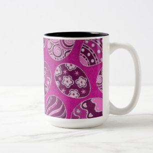 Decorative Pink Easter Eggs Coffee Mug