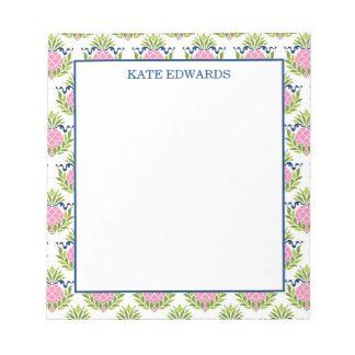Decorative Pink Pineapple Pattern Notepad