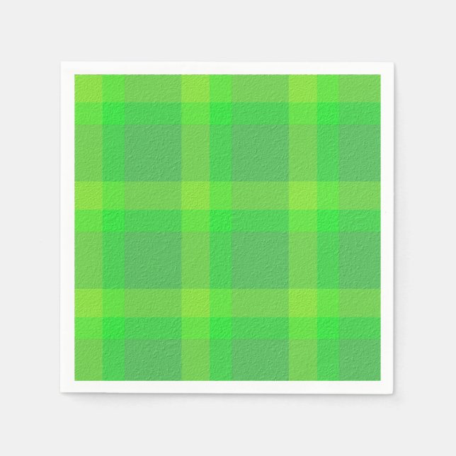  Decorative Plaid  Napkin (Front)