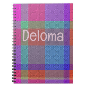 Decorative Plaid Notebook