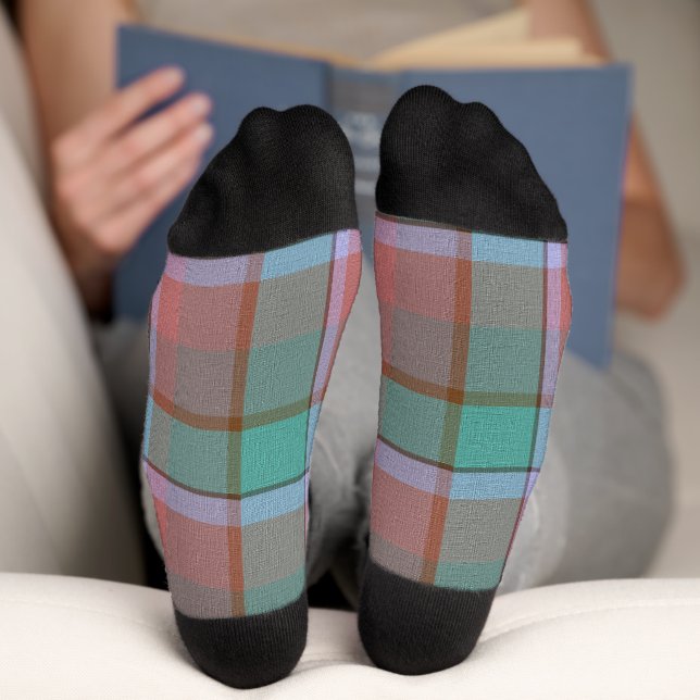  Decorative Plaid  Socks (Bottom)