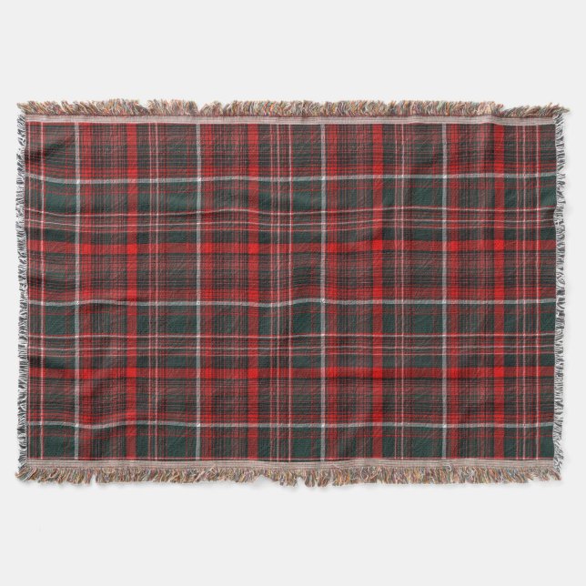  Decorative Plaid Throw Blanket (Front)