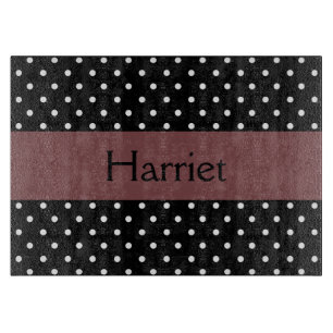 Decorative Polka Dot Print Cutting Board