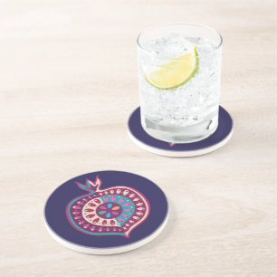 Decorative Pomegranate Coaster