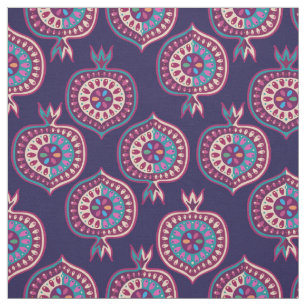 Decorative Pomegranate Pattern Fabric