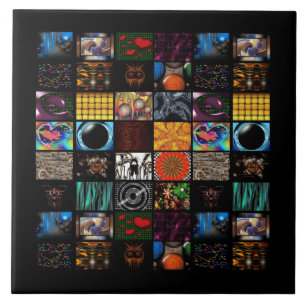 Decorative Pop Arts Pattern Ceramic Tile