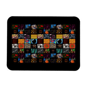 Decorative Pop Arts Pattern  Magnet