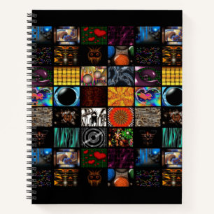 Decorative Pop Arts Pattern Notebook