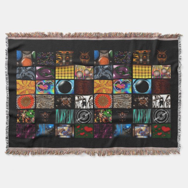 Decorative Pop Arts Pattern  Throw Blanket (Front)
