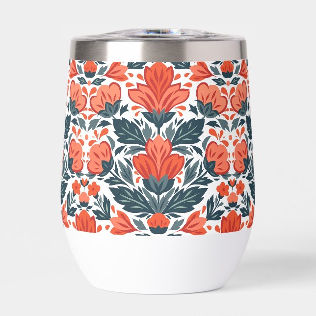 Decorative red flowers (Front)