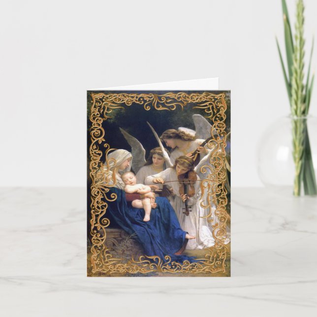 Decorative Religious Christmas Card (Front)