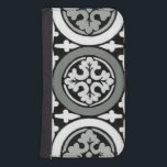 Decorative Renaissance Rosette Tile Design Samsung S4 Wallet Case<br><div class="desc">Shakespeare would have loved to place this decorative renaissance rosette tile design in his home. To buy one or buy two,  that is the question! For all fans of leaves and leaf-pritn designs!</div>