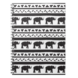 Decorative repeat seamless pattern with hand drawn notebook