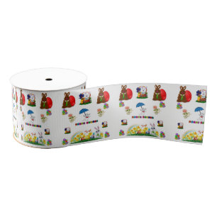 decorative ribbon easter bunny grosgrain ribbon