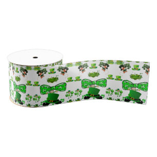 decorative ribbon saint patrick's day grosgrain ribbon