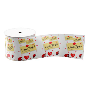 decorative ribbon valentines love grosgrain ribbon