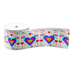 decorative ribbon valentines love grosgrain ribbon