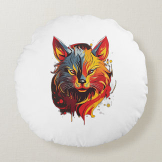 Decorative round cushion