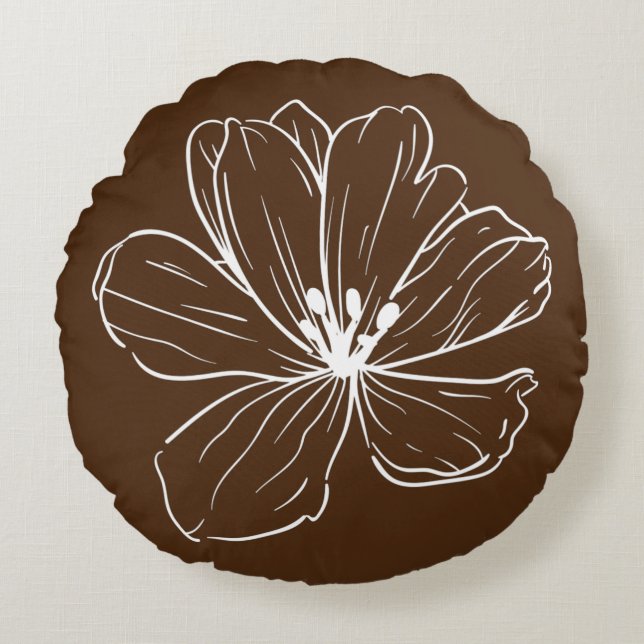 Decorative round cushion (40,6 cm) (Front)