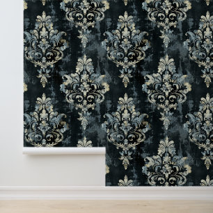 Decorative royal black decor for bold interiors wallpaper