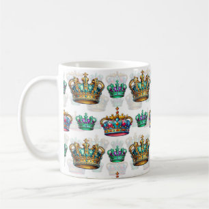 Decorative Royal Crown Pattern  Coffee Mug