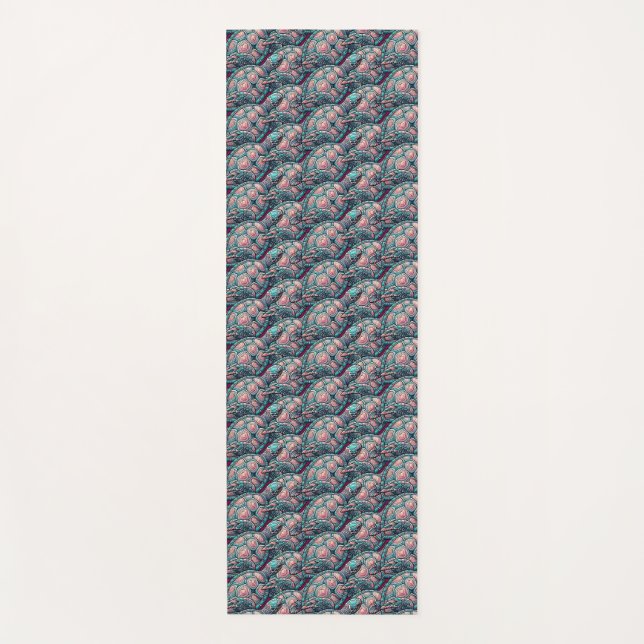 Decorative Sea Turtle Yoga Mat (Front)