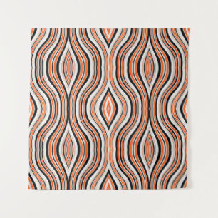 Decorative seamless light grey, black and antique tapestry