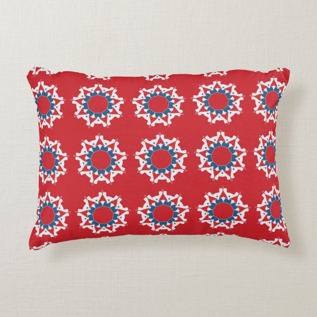 Decorative seamless pattern. Abstract texture desi Cushion (Front)