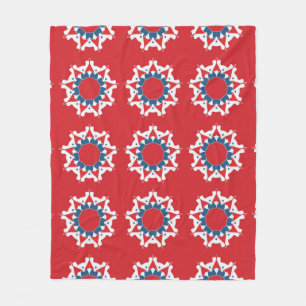 Decorative seamless pattern. Abstract texture desi Fleece Blanket