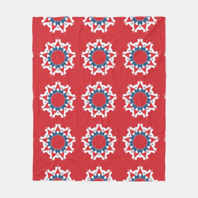 Decorative seamless pattern. Abstract texture desi Fleece Blanket (Front)