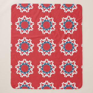 Decorative seamless pattern. Abstract texture desi Sherpa Blanket
