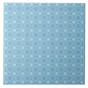 Decorative seamless pattern ceramic tile