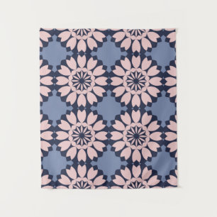 Decorative seamless pattern of different geometric tapestry