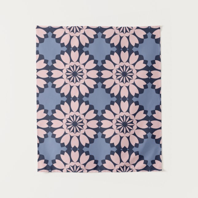 Decorative seamless pattern of different geometric tapestry (Front)