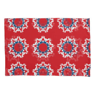 Decorative Seamless Pattern Round Element Pillowcase